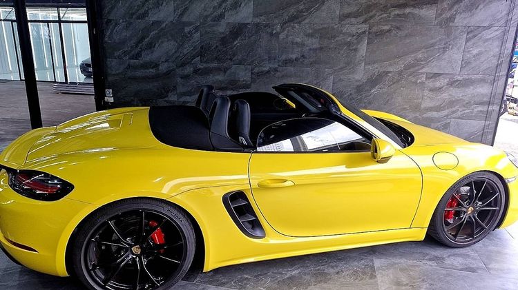 Porsche 718 2020 2.0 Boxster Sedan เบนซิน ไม่ติดแก๊ส เกียร์อัตโนมัติ เหลือง รูปที่ 4