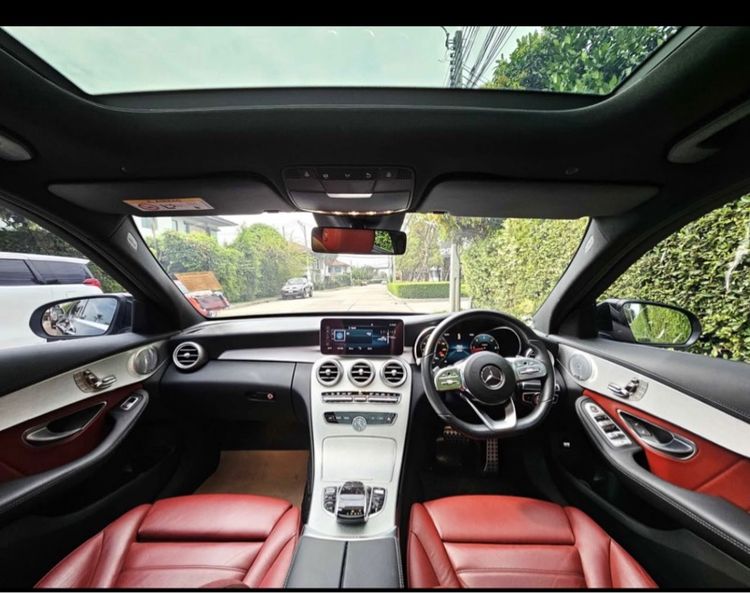 Mercedes-Benz C-Class 2019 C220 Sedan ดีเซล ไม่ติดแก๊ส เกียร์อัตโนมัติ ดำ รูปที่ 2