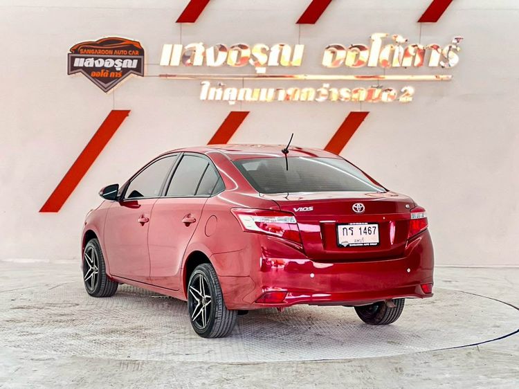 Toyota Vios 2015 1.5 E Sedan เบนซิน ไม่ติดแก๊ส เกียร์อัตโนมัติ แดง รูปที่ 4