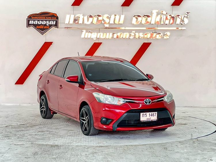 Toyota Vios 2015 1.5 E Sedan เบนซิน ไม่ติดแก๊ส เกียร์อัตโนมัติ แดง รูปที่ 3