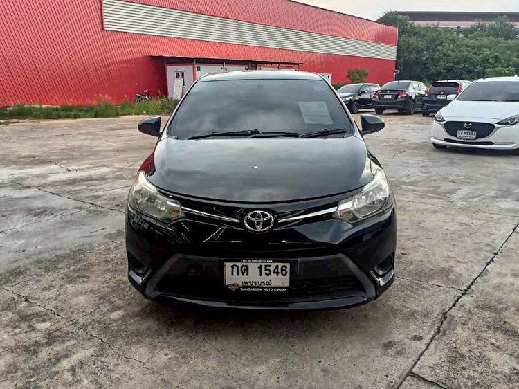 Toyota Vios 2015 1.5 J Sedan เบนซิน ไม่ติดแก๊ส เกียร์อัตโนมัติ ดำ รูปที่ 2