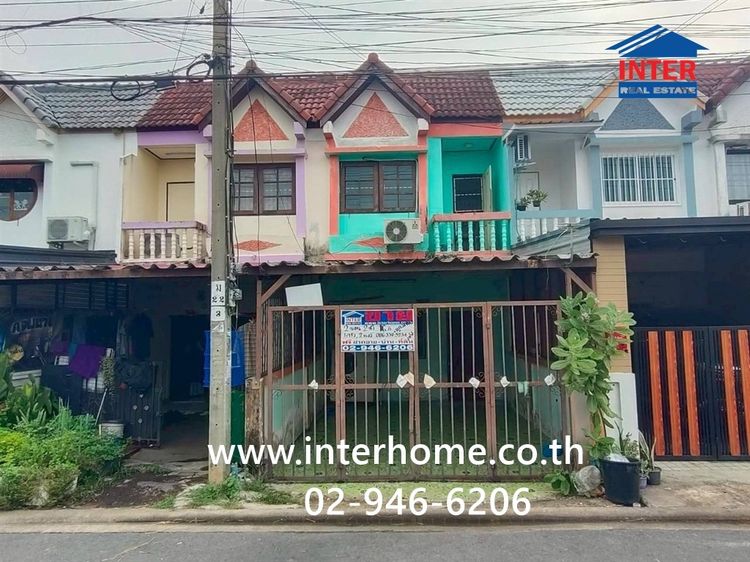 ทาวน์เฮ้าส์ 2 ชั้น 16 ตร.ว. หมู่บ้านพิบูลย์ทรัพย์1 ซอยเลียบวารี27 ถนนเลียบวารี ถนนสุวินทวงศ์ เขตหนองจอก กรุงเทพมหานคร