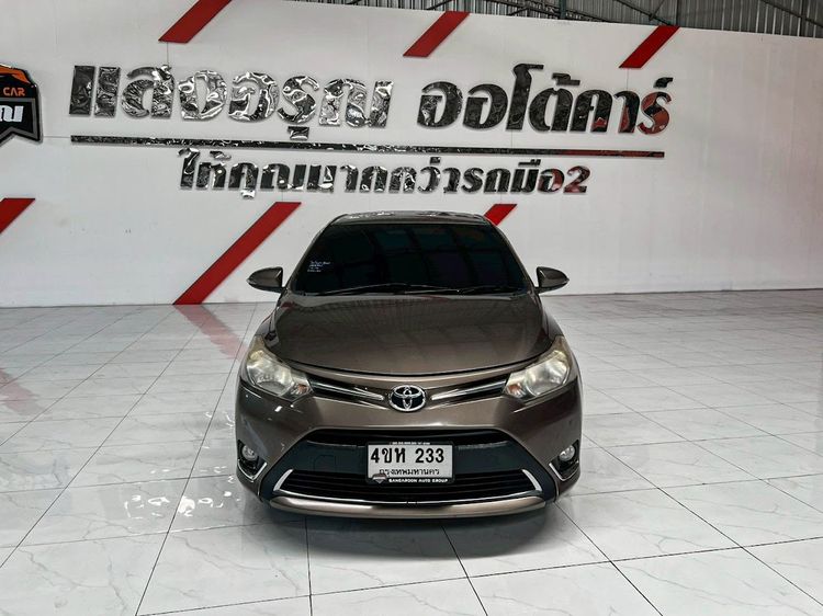 Toyota Vios 2016 1.5 E Sedan เบนซิน ไม่ติดแก๊ส เกียร์อัตโนมัติ น้ำตาล รูปที่ 2