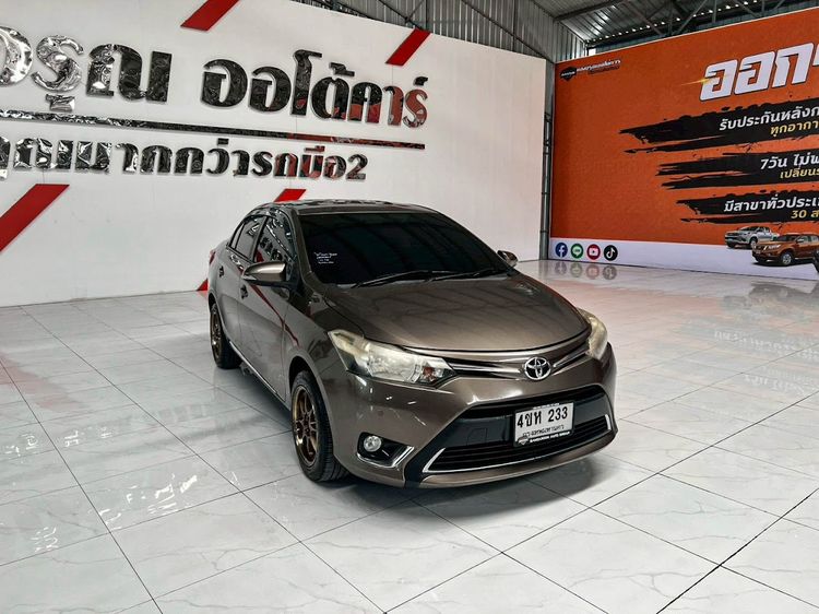 Toyota Vios 2016 1.5 E Sedan เบนซิน ไม่ติดแก๊ส เกียร์อัตโนมัติ น้ำตาล รูปที่ 3