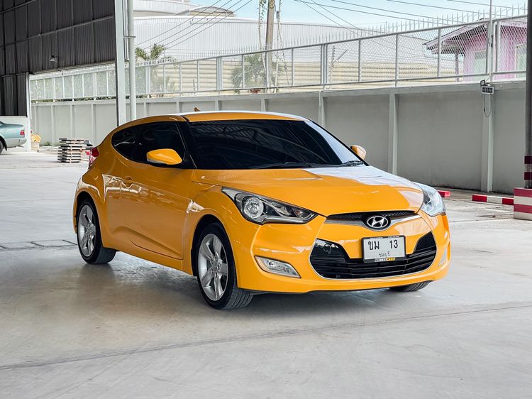 Hyundai Veloster 2014 1.6 Sedan เบนซิน ไม่ติดแก๊ส เกียร์อัตโนมัติ เหลือง รูปที่ 2