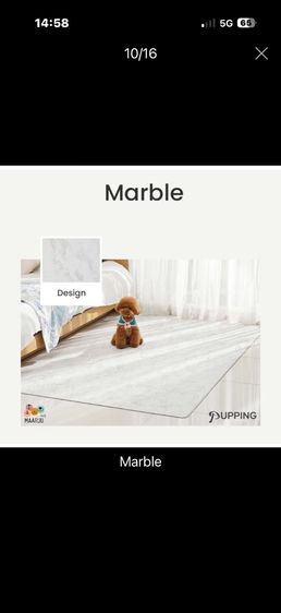 เตียง เสื่อ และบ้าน Pupping Petmat รุ่น Rug Type L แผ่นกันลื่นสุนัข พรมกันลื่น รองกันลื่นสัตว์เลี้ยง หมาแมว ป้องกันข้อสะโพกเสื่อม