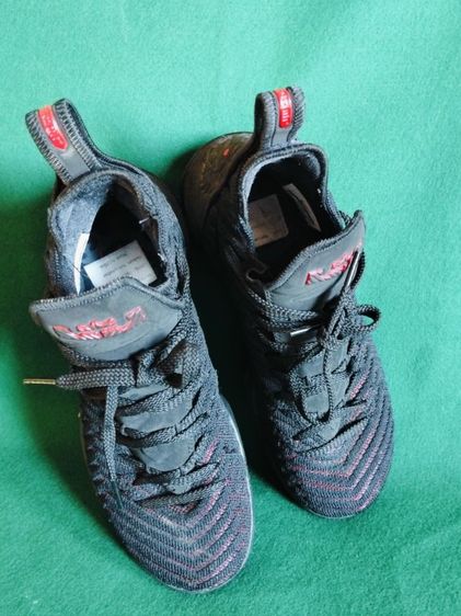 ขายรองเท้าหุ้มข้อ Nike รุ่น leBron 16 fresh bred black red man แท้ ผลิตในจีน size 7 เบอร์ 41 สีดำปนแดงสภาพเกือบใหม่ รูปที่ 7