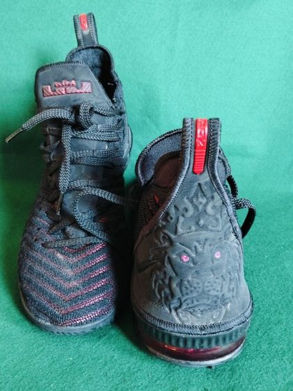 ขายรองเท้าหุ้มข้อ Nike รุ่น leBron 16 fresh bred black red man แท้ ผลิตในจีน size 7 เบอร์ 41 สีดำปนแดงสภาพเกือบใหม่ รูปที่ 6