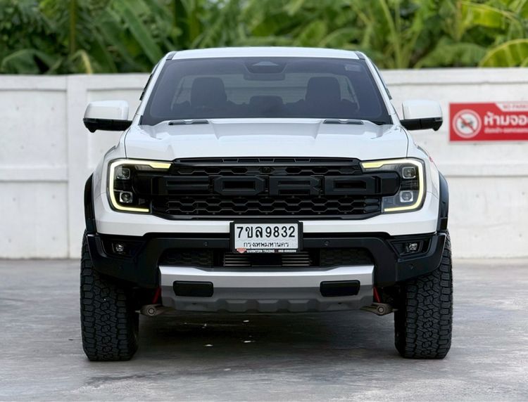 Ford Ranger 2023 Raptor 2.0 Bi-Turbo 4WD Pickup ดีเซล ไม่ติดแก๊ส เกียร์อัตโนมัติ ขาว รูปที่ 2