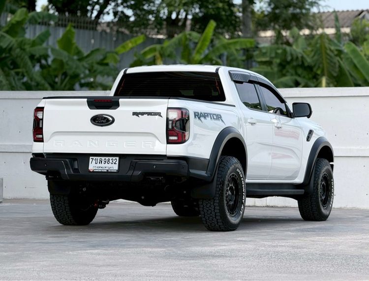 Ford Ranger 2023 Raptor 2.0 Bi-Turbo 4WD Pickup ดีเซล ไม่ติดแก๊ส เกียร์อัตโนมัติ ขาว รูปที่ 4