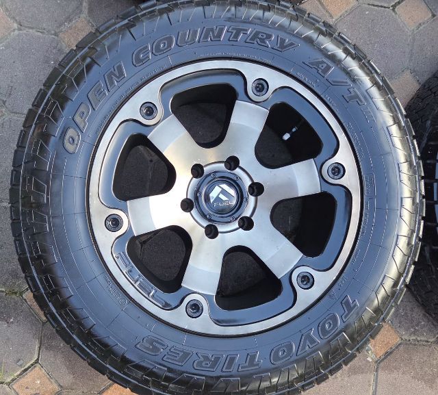 ล้อแม็ก FUEL-BEAST 18×9 ออฟเซ็ต1 HUB: 108mm PCD: 6×139.7 พร้อมยาง TOYO at3 265 65 r18 ปี1424 รูปที่ 6