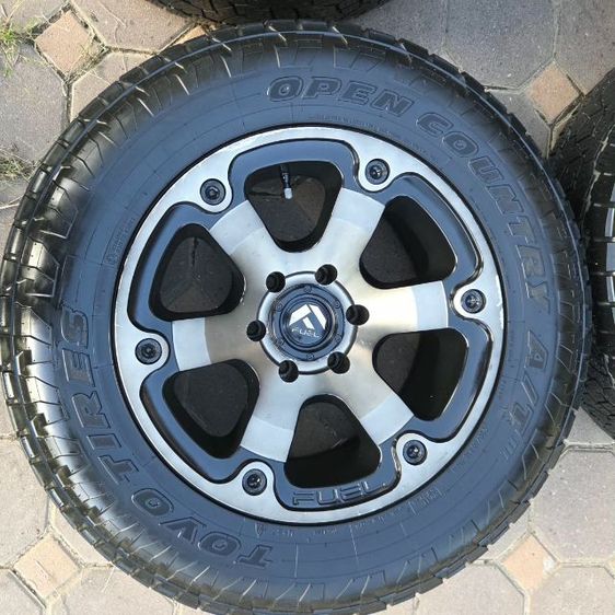 ล้อแม็ก FUEL-BEAST 18×9 ออฟเซ็ต1 HUB: 108mm PCD: 6×139.7 พร้อมยาง TOYO at3 265 65 r18 ปี1424 รูปที่ 5