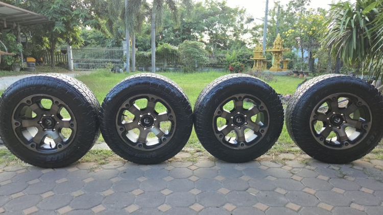 ล้อแม็ก FUEL-BEAST 18×9 ออฟเซ็ต1 HUB: 108mm PCD: 6×139.7 พร้อมยาง TOYO at3 265 65 r18 ปี1424 รูปที่ 14
