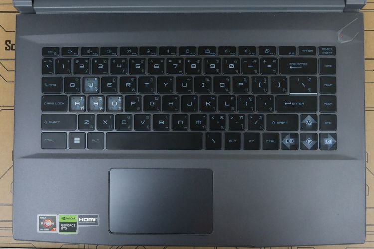 MSI THIN A15 B7VF-044TH Ryzen 7 7735HS.RTX4060 RAM16.512GB รูปที่ 3