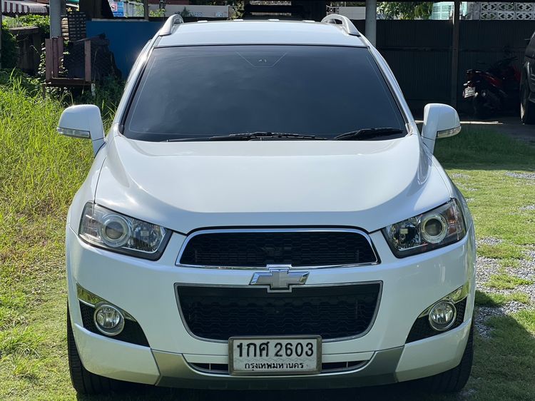 Chevrolet Captiva 2013 2.0 LTZ 4WD Utility-car ดีเซล ไม่ติดแก๊ส เกียร์อัตโนมัติ ขาว รูปที่ 2