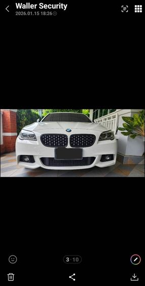 BMW Series 5 2015 525d Sedan ดีเซล ไม่ติดแก๊ส เกียร์อัตโนมัติ ขาว รูปที่ 2