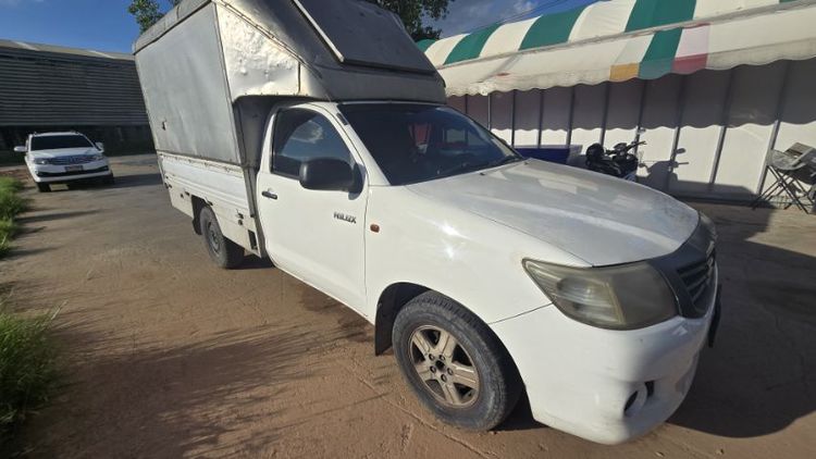 Toyota Hilux Vigo 2012 2.7 Pickup เบนซิน LPG เกียร์ธรรมดา ขาว รูปที่ 2