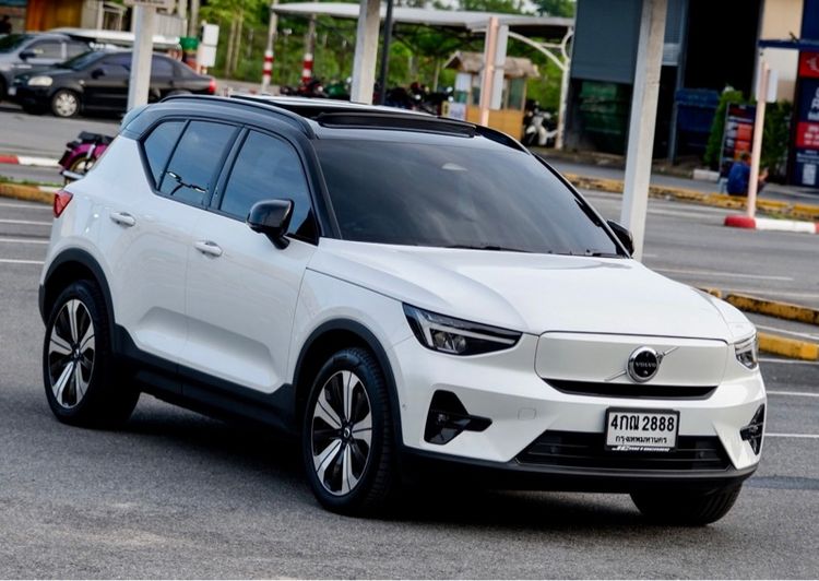 Volvo XC40 2023 Recharge Pure Electric RWD Sedan ไฟฟ้า ไม่ติดแก๊ส เกียร์อัตโนมัติ ขาว รูปที่ 3