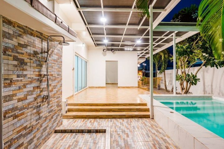 ขายบ้าน Pool Villa (ชะอำ) renovate ให้แล้วเรียบร้อย สามารถอยู่อาศัยหรือ เป็นธุรกิจแบบเช่ารายวันเเบบ Pool Villa