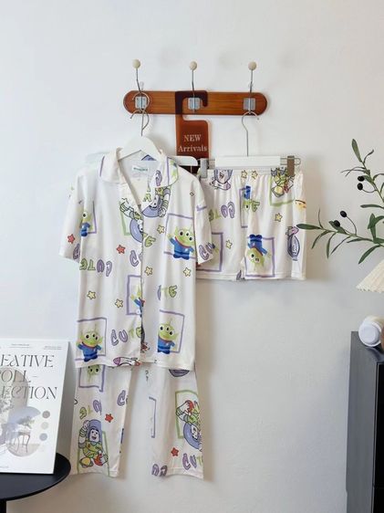 ชุดนอน3 ชิ้น toy story ผ้าเนื้อนิ่มใส่นอนสบาย รูปที่ 4
