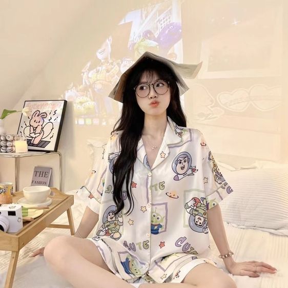 ชุดนอน3 ชิ้น toy story ผ้าเนื้อนิ่มใส่นอนสบาย รูปที่ 2