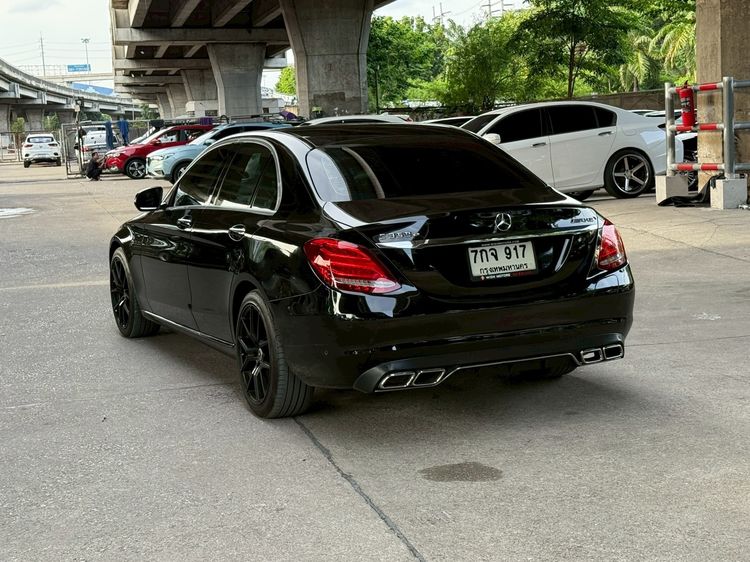 Mercedes-Benz C-Class 2018 C350 Sedan ปลั๊กอินไฮบริด (PHEV) ไม่ติดแก๊ส เกียร์อัตโนมัติ ดำ รูปที่ 4