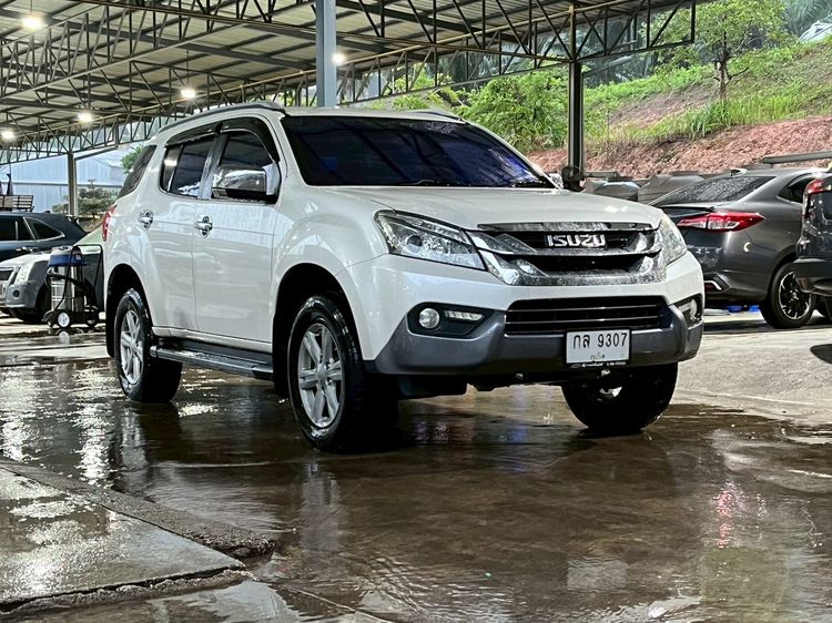 Isuzu MU-X 2015 2.5 Utility-car ดีเซล ไม่ติดแก๊ส เกียร์อัตโนมัติ ขาว รูปที่ 3