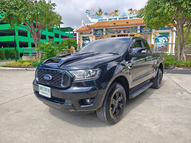 Ford Ranger 2020 2.2 Hi-Rider XLT Pickup ดีเซล ไม่ติดแก๊ส เกียร์อัตโนมัติ ดำ