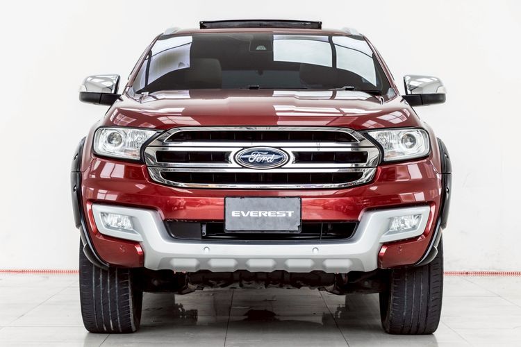 Ford Everest 2018 2.2 Titanium Plus Utility-car ดีเซล ไม่ติดแก๊ส เกียร์อัตโนมัติ แดง รูปที่ 4