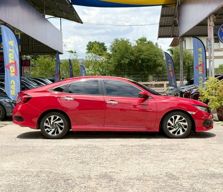 Honda Civic 2017 1.8 EL i-VTEC Sedan เบนซิน ไม่ติดแก๊ส เกียร์อัตโนมัติ แดง รูปที่ 2
