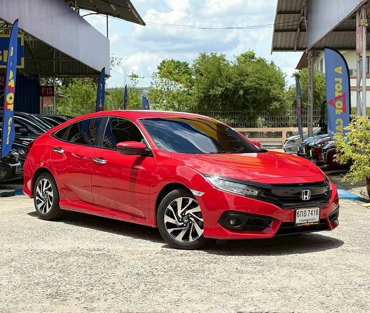 รถ Honda Civic 1.8 EL i-VTEC สี แดง
