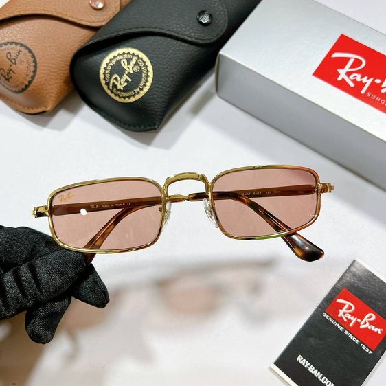 Ray-Ban Rectangle (รหัสรุ่น RB1969) ทรงสี่เหลี่ยมผืนผ้าคลาสสิก แว่นตา รูปที่ 8
