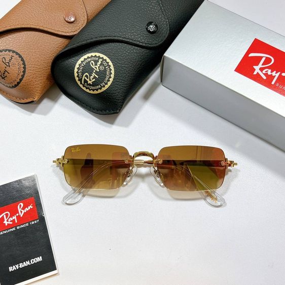 Ray-Ban Square Frameless รหัสรุ่น RB3625 ขนาดเลนส์ 54 มม. เลนส์แท้ 💯 กัน UV 400 มีกล่อง ผ้าเช็ด ถุงแว่นครบ แว่นตา รูปที่ 3