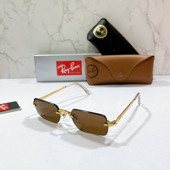 Ray-Ban Square Frameless รหัสรุ่น RB3625 ขนาดเลนส์ 54 มม. เลนส์แท้ 💯 กัน UV 400 มีกล่อง ผ้าเช็ด ถุงแว่นครบ แว่นตา รูปที่ 17