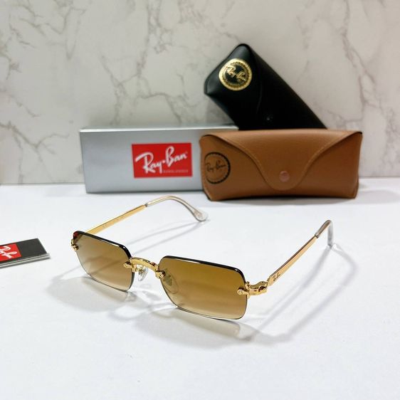 Ray-Ban Square Frameless รหัสรุ่น RB3625 ขนาดเลนส์ 54 มม. เลนส์แท้ 💯 กัน UV 400 มีกล่อง ผ้าเช็ด ถุงแว่นครบ แว่นตา รูปที่ 18