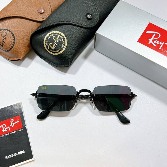 Ray-Ban Square Frameless รหัสรุ่น RB3625 ขนาดเลนส์ 54 มม. เลนส์แท้ 💯 กัน UV 400 มีกล่อง ผ้าเช็ด ถุงแว่นครบ แว่นตา รูปที่ 2