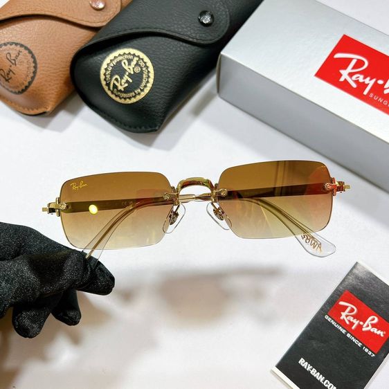 Ray-Ban Square Frameless รหัสรุ่น RB3625 ขนาดเลนส์ 54 มม. เลนส์แท้ 💯 กัน UV 400 มีกล่อง ผ้าเช็ด ถุงแว่นครบ แว่นตา รูปที่ 12