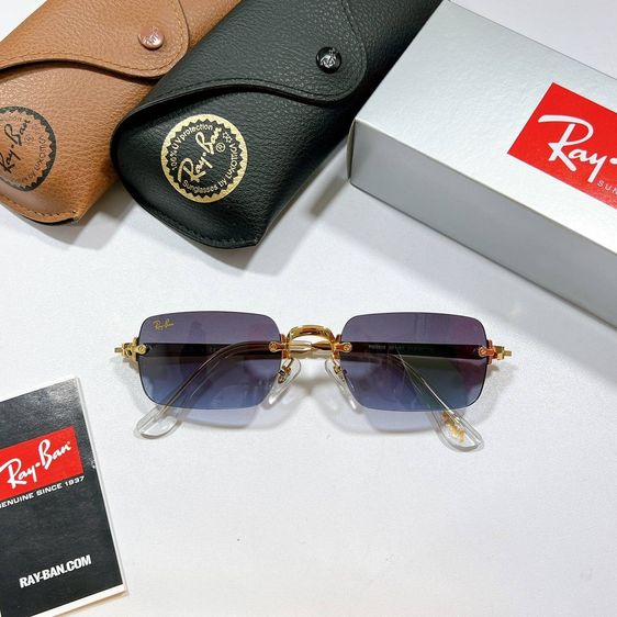 Ray-Ban Square Frameless รหัสรุ่น RB3625 ขนาดเลนส์ 54 มม. เลนส์แท้ 💯 กัน UV 400 มีกล่อง ผ้าเช็ด ถุงแว่นครบ แว่นตา รูปที่ 6
