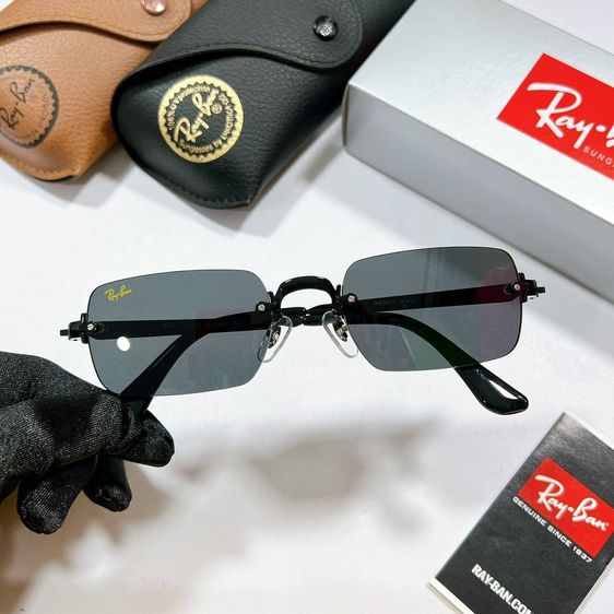 Ray-Ban Square Frameless รหัสรุ่น RB3625 ขนาดเลนส์ 54 มม. เลนส์แท้ 💯 กัน UV 400 มีกล่อง ผ้าเช็ด ถุงแว่นครบ แว่นตา รูปที่ 13