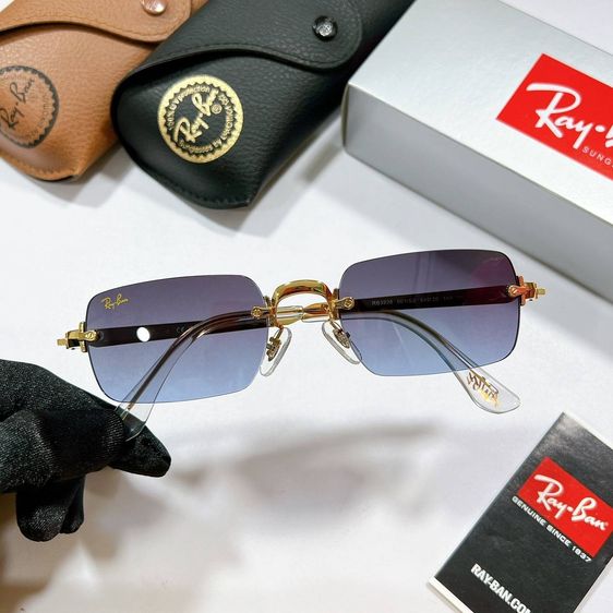Ray-Ban Square Frameless รหัสรุ่น RB3625 ขนาดเลนส์ 54 มม. เลนส์แท้ 💯 กัน UV 400 มีกล่อง ผ้าเช็ด ถุงแว่นครบ แว่นตา รูปที่ 7
