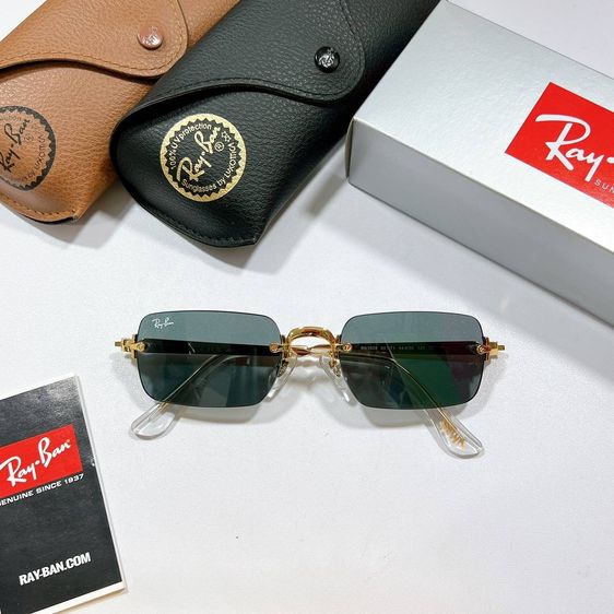 Ray-Ban Square Frameless รหัสรุ่น RB3625 ขนาดเลนส์ 54 มม. เลนส์แท้ 💯 กัน UV 400 มีกล่อง ผ้าเช็ด ถุงแว่นครบ แว่นตา รูปที่ 4