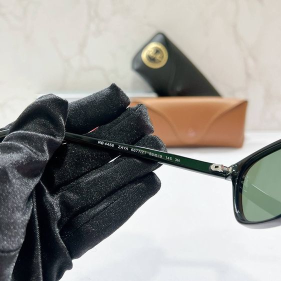 Ray-Ban Zaya (รหัสรุ่น RB4456) ทรงสี่เหลี่ยมสไตล์แคทอายส์นิดๆ แว่นตา รูปที่ 18
