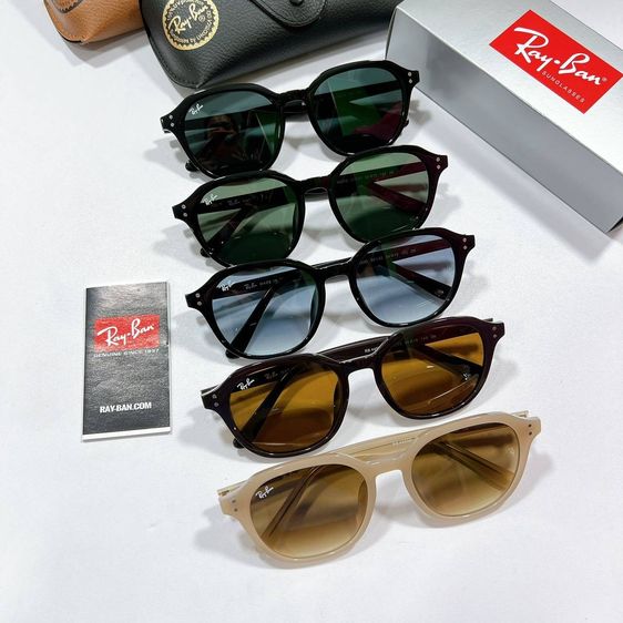 Ray-Ban RB4459D เป็นทรงคลาสสิกที่มีความร่วมสมัย หน้าแว่นมีความมนกึ่งเหลี่ยม แว่นตา