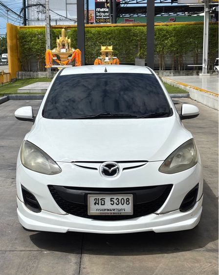 Mazda Mazda 2 2012 1.5 Sports Groove Sedan เบนซิน ไม่ติดแก๊ส เกียร์อัตโนมัติ ขาว รูปที่ 2