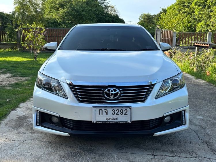 Toyota Camry 2014 2.0 G Extremo Sedan เบนซิน ไม่ติดแก๊ส เกียร์อัตโนมัติ ขาว รูปที่ 4