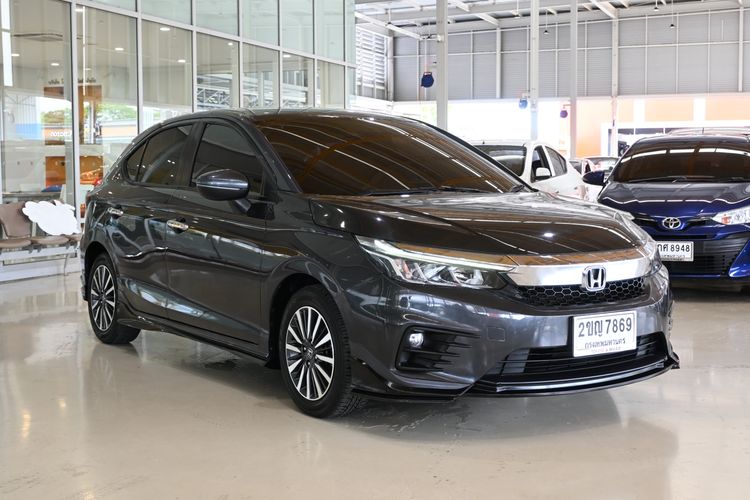 Honda City 2021 1.0 SV Sedan เบนซิน ไม่ติดแก๊ส เกียร์อัตโนมัติ เทา รูปที่ 3