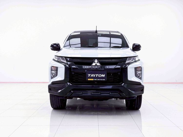 Mitsubishi Triton 2021 2.4 GT Plus ATHLETE Pickup ดีเซล ไม่ติดแก๊ส เกียร์อัตโนมัติ ขาว รูปที่ 3