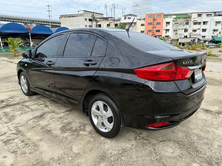 Honda City 2015 1.5 Sv i-VTEC Sedan เบนซิน ไม่ติดแก๊ส เกียร์อัตโนมัติ ดำ รูปที่ 3