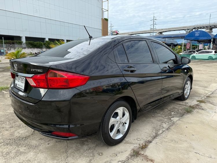 Honda City 2015 1.5 Sv i-VTEC Sedan เบนซิน ไม่ติดแก๊ส เกียร์อัตโนมัติ ดำ รูปที่ 4