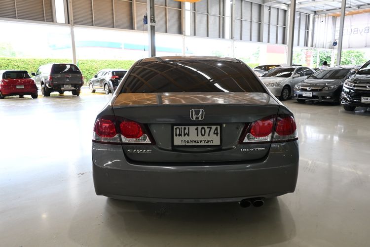 Honda Civic 2008 1.8 E i-VTEC Sedan เบนซิน ไม่ติดแก๊ส เกียร์อัตโนมัติ เทา รูปที่ 4